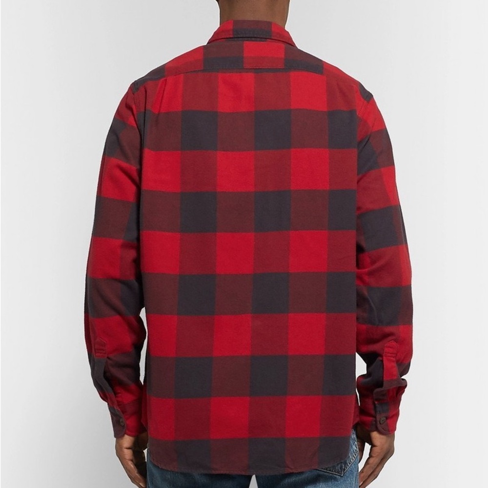 J.Crew Buffalo-Check Cotton-Flannel Shirt XLT- Men - Picture 3 of 6